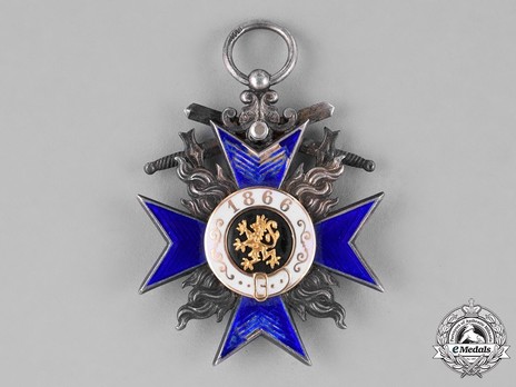 Order of Military Merit, Military Division, IV Class Cross (without crown) Reverse