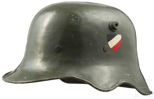 German Army Parade Steel Helmet (Single Decal version) Left