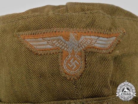 German Army Tropical Mountain Field Cap M35 Eagle Detail