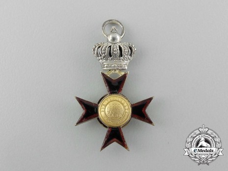 Order of Ludwig, II Class Knight's Cross Miniature Reverse
