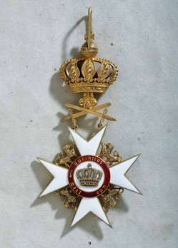 Order of the Württemberg Crown, Military Division, I Class Commander Obverse