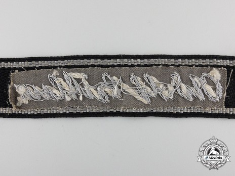 Waffen-SS Leibstandarte SS Adolf Hitler Officer's Cuff Title (flatwire form 1 version) Reverse