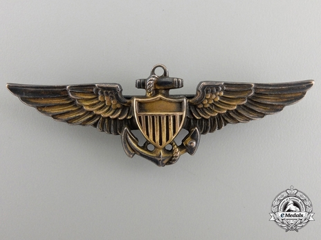 Pilot Wings (with sterling silver and gold) Obverse
