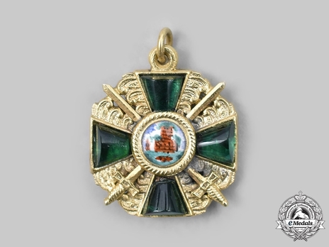 Order of the Zahringer Lion, Grand Cross Miniature Obverse