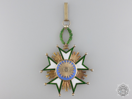 Order of the Crown (Order of Taj), II Class Commander Reverse