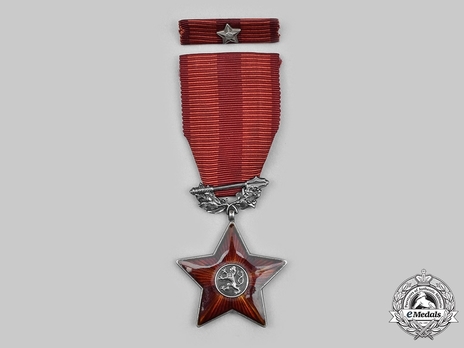 Order of the Red Star, Decoration (1955-1960) Reverse