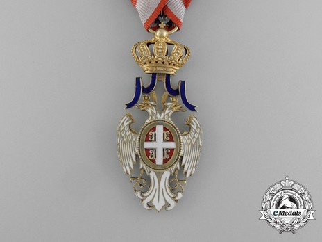 Order of the White Eagle, Type II, Civil Division, IV Class Obverse