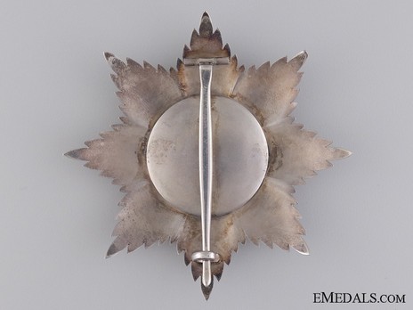 Order of the Golden Lion, Breast Star Reverse