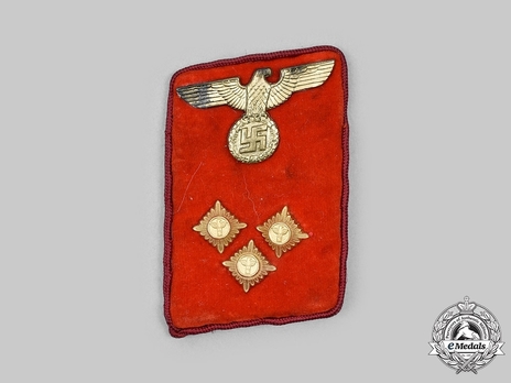 NSDAP Einsatzleiter Type IV Gau Level Collar Tabs Obverse
