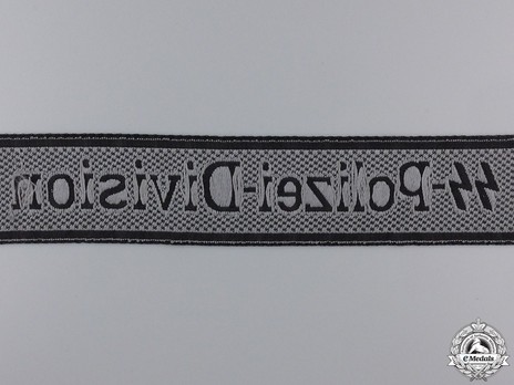 Waffen-SS Polizei-Division NCO/EM's Cuff Title (BeVo weave version) Reverse