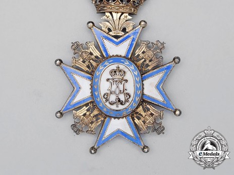 Order of Saint Sava, Type I, III Class Breast Star Reverse
