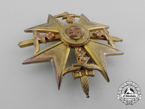 Legion Condor, Spanish Cross in Gold with Swords Obverse