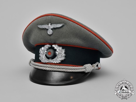 German Army Artillery & Ordnance Officer's Visor Cap Profile