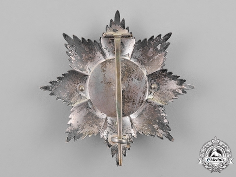 Order of the White Falcon, Type II, Civil Division, Grand Cross Breast Star Reverse