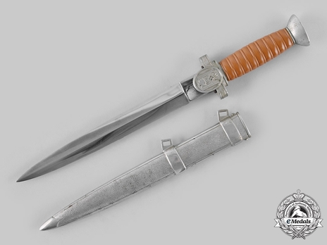 German Red Cross Officer Dress Dagger Obverse with Scabbard
