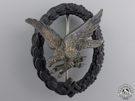 Radio Operator & Air Gunner Badge, by Jmme (in zinc) Obverse