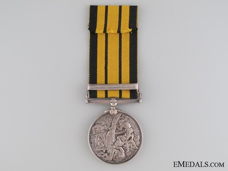 Silver Medal (with "GAMBIA 1894" clasp) Reverse