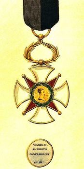 Cross (period of Isabel II) Obverse