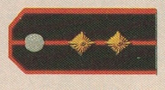 German Army Foreign Units Hauptmann Shoulder Boards Obverse