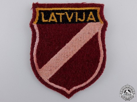 German Army Latvia Sleeve Insignia Obverse