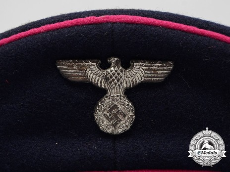 Luftwaffe Lower Ranked Civilians Fire Brigades Visor Cap Eagle Detail