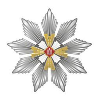 Order of Gediminas, Grand Cross Breast Star Obverse