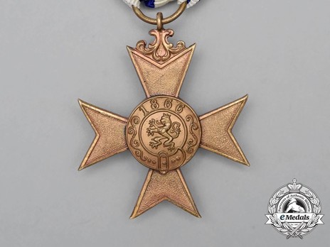 Order of Military Merit, Civil Division, III Class Military Merit Cross (without crown) Reverse