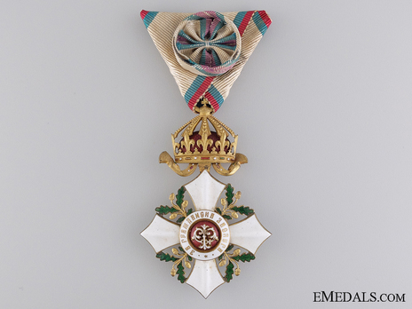Order of Civil Merit, Type II, IV Class Officer (1908-1944) Obverse