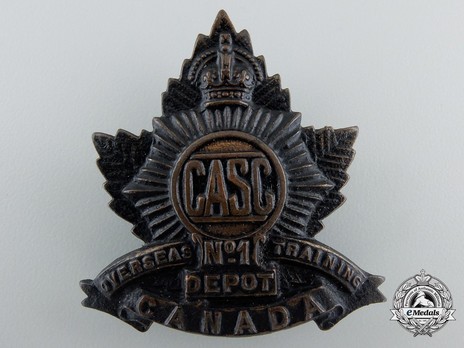 1st Overseas Training Depot Other Ranks Cap Badge Obverse