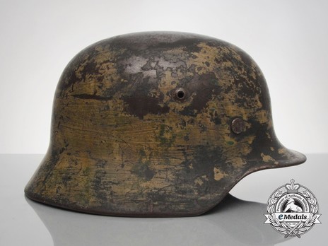Afrikakorps Army Steel Helmet M35 Right Side