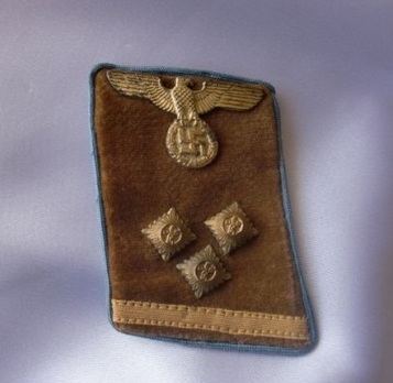 NSDAP Ober-Einsatzleiter Type IV Ort Level Collar Tabs Obverse
