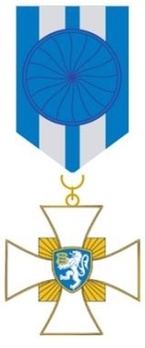 Order of Border Guard Merit, Gold Cross Obverse