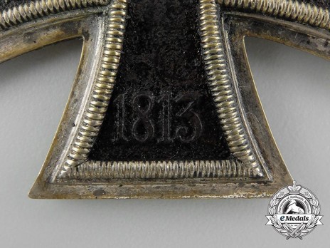 Knight's Cross of the Iron Cross (by Klein & Quenzer) Reverse Detail