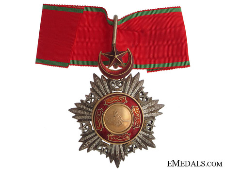 Order of Medjidjie, Civil Division, II Class Obverse