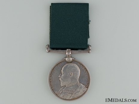 Silver Medal (for Indian recipients, with King Edward VII effigy) Obverse