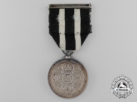 Silver Medal (with 3 "5 YEARS SERVICE" clasps, 1898-1947) Reverse