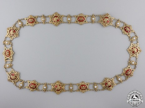 Order of Berthold I, Gold Collar (in silver gilt) Obverse