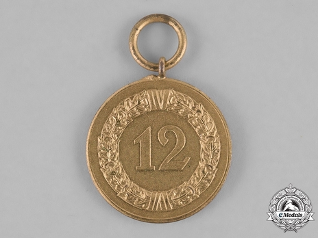 III Class for 12 Years Reverse
