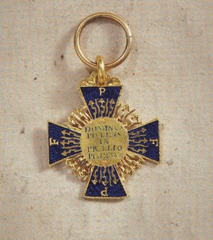 Knightly Order of St. Michael, Knight's Cross (late 18th century) Reverse