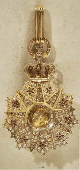 Military Order of the Immaculate Conception of Vila Viçosa, Grand Cross (with Diamonds),