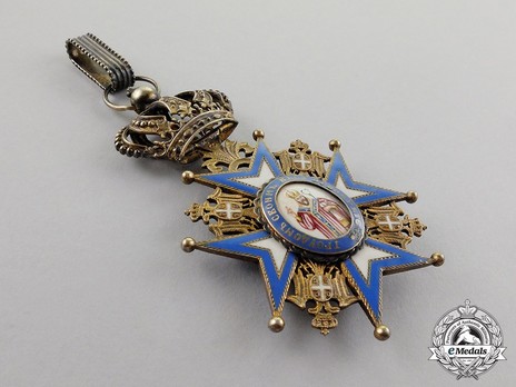 Order of Saint Sava, Type II, III Class Obverse