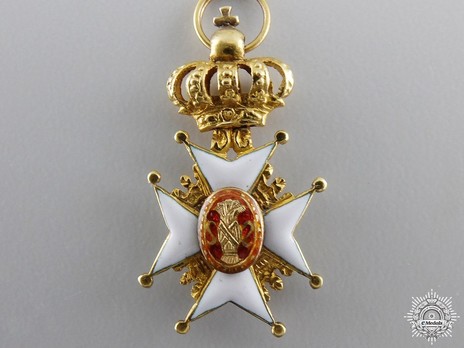 Miniature I Class Knight (with gold, 1860-1975) Obverse