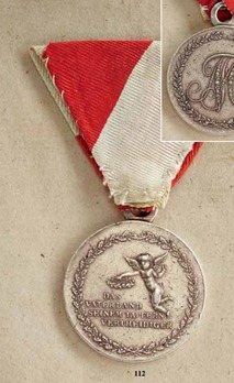 Bravery Medal in Silver Reverse
