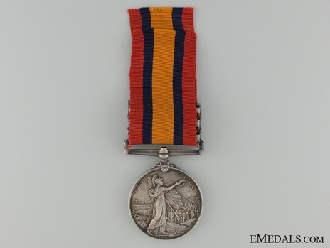 Silver Medal (with date removed, with 3 clasps) Reverse
