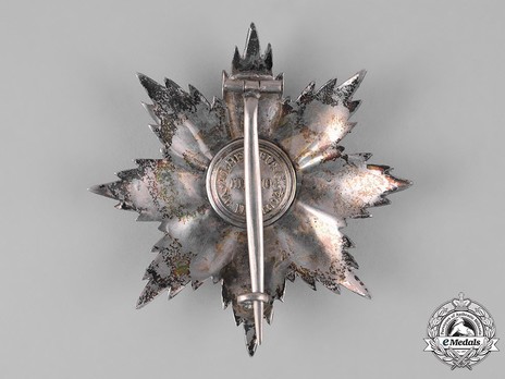 Order of San Marino, Type I, Military Division, Grand Officer Breast Star