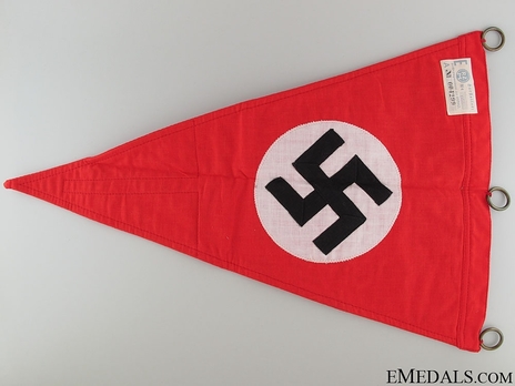 NSDAP Vehicle Swastika Flag (1937-1938 version) Reverse