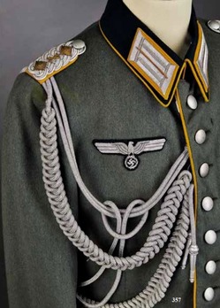 German Army Cavalry Officer's Dress Tunic Detail