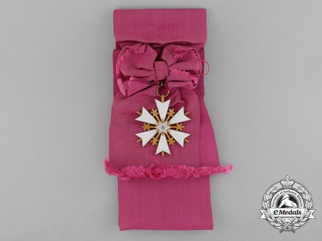 Order of the White Star, Collar Sash Badge Obverse